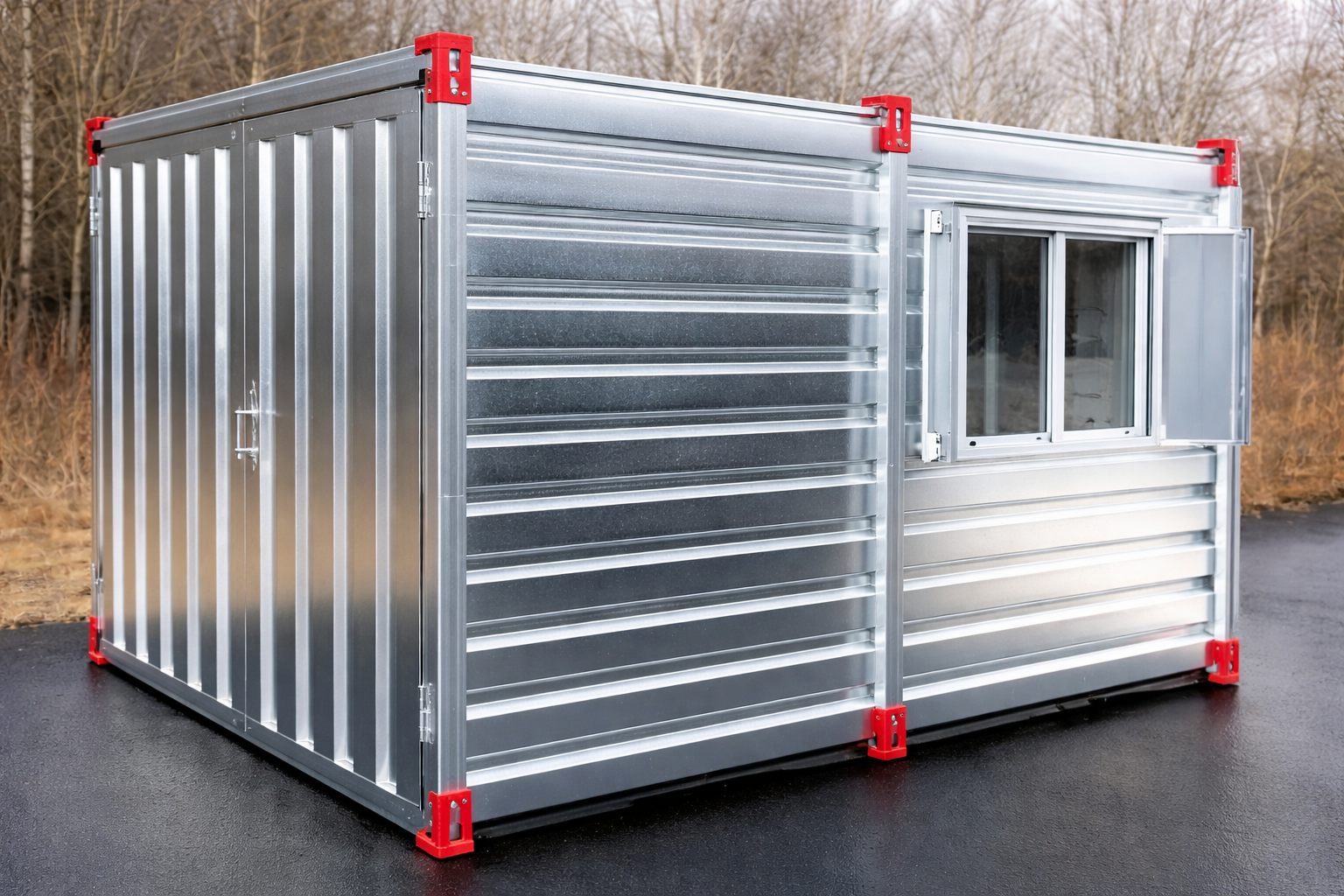 Сборно-разборный контейнер для хозяйственного объекта